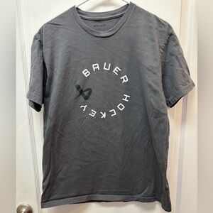 Bauer Gray Men’s Hockey T-Shirt Size Large